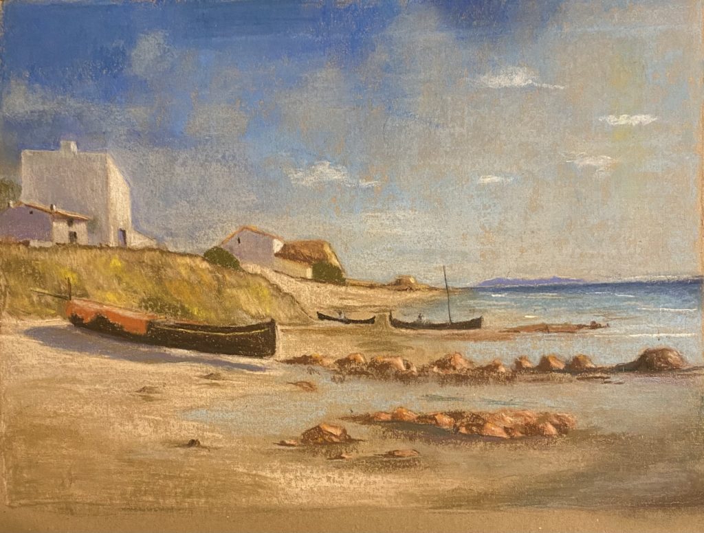 Les Sablettes au pastel